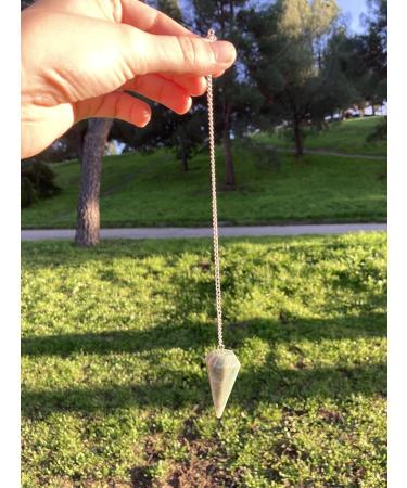 Shop Amazon Naturstein Pendulum | Hexagonal Vintage Crystal Pendulum for Wishing Chakra Reiki & Wicca Meditation - Buy Online on GoSupps.com