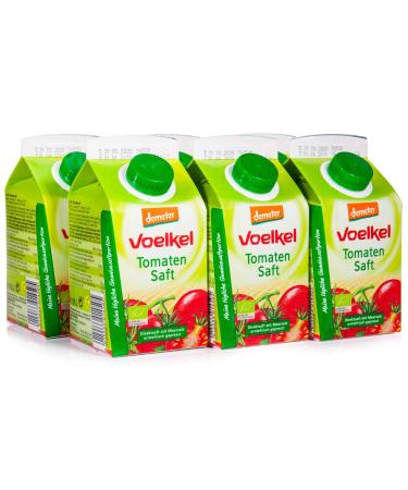 Voelkel Organic Tomato Juice with Rock Salt (6 x 500 ml) 500 ml (pack of 6)