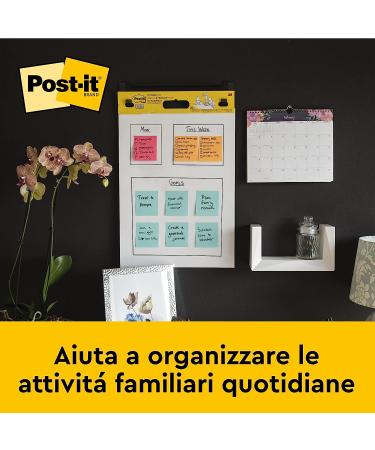 Post-it Super Sticky Portable Tabletop Easel Pad with Dry Erase Panel | 20x23 Inches | 20 Sheets | Built-in Stand | Ideal for Virtual Teaching | 563DE - Buy Online on GoSupps.com