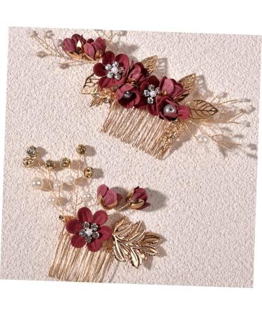 1 Set Hairpin Hair Comb Zinc Alloy Women's Wedding - Buy Online on GoSupps.com