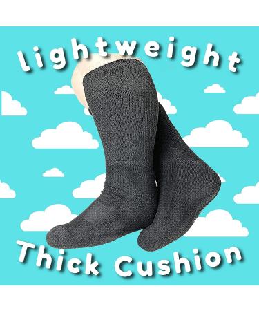 Gooi Extra Wide Socks | Soft Stretch for Swollen Feet | Men Women 10-15 | Non-Binding, Breathable | Bariatric Neuropathy Lymphedema Edema Relief - Buy Online on GoSupps.com