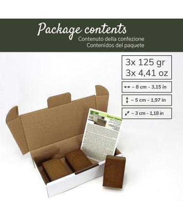 LYNPHA VITALE Aleppo Soap Bar - Handmade Organic Natural Soap for Sensitive Skin - 70% Laurel Oil, Olive Oil - Body & Hair Shampoo - 3 Pack - Buy Online on GoSupps.com