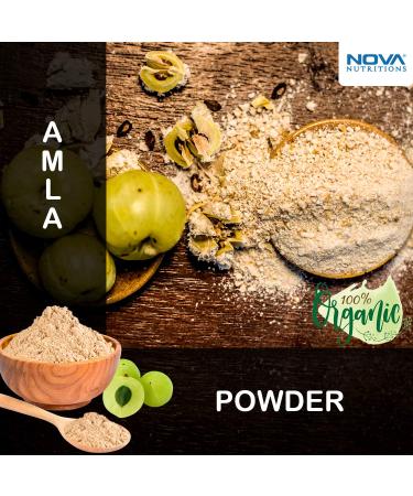 Nova Nutritions Organic Amla Powder (Amalaki) 16 OZ - Rich in Vitamin C - Immune Support - Buy Online on GoSupps.com