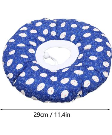 Comfortable Ear Pain Relief Cushion for Side Sleepers - Blue Cotton Earrage Cushion for Ear Hole Piercing | 11.4 inches - Buy Online on GoSupps.com