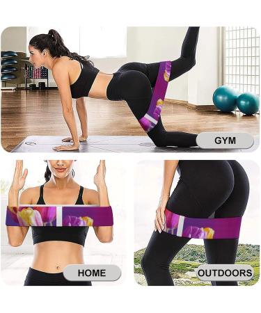Vibrant Flower Pattern Resistance Bands | Fabric Exercise Bands for Fitness & Leg Workouts - Shop Now - Buy Online on GoSupps.com