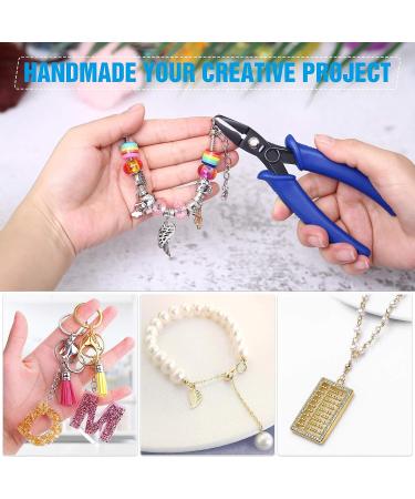 Evatage Split Ring Pliers Set - 2Pc Jewelry Making Tool for Opening Split Rings & Key Chains - Ideal for Beading & Jewelry Repair - Buy Online on GoSupps.com