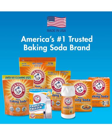 Arm & Hammer Pure Baking Soda 8oz - Pack of 2 - 2 Pack 8 Ounce Boxes - Buy Online on GoSupps.com