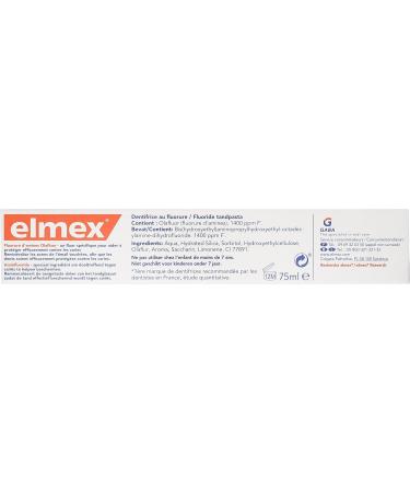 Elmex Toothpaste 4 Pack (4 x 75 ml) Trusted Oral Care for Healthy Teeth | International Shipping Available - Buy Online on GoSupps.com