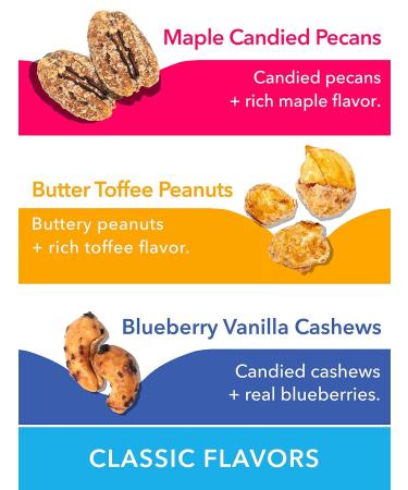 Keto Farms Keto Nuts Trail Mix Snack Packs - Variety Pack of Healthy Candied Nuts - Keto-Friendly Snacks for Adults - 1 oz Bags (6 Servings) - Buy Online on GoSupps.com
