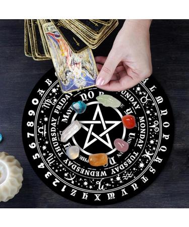 Shop Kshsaa Pendulum Board for Fortune Telling | Metaphysical Ouija Board & Witch Pendulum Mat | Wicca Supplies for Teens & Adults | Discover Paranormal Secrets - Buy Online on GoSupps.com