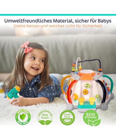 Interactive Motor Cubes for Toddlers | Educational Baby Toy & Activity Center - 20 Games | KP3707 - Buy Online on GoSupps.com