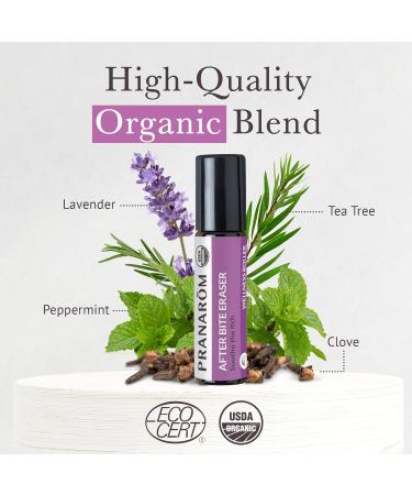 Pranarom - Bug Bite Eraser Roller Wellness Blend - 8ml - Essential Oil Wellness Blend - Outdoor Adventures Fast-Acting Organic Easy Application - Camping Perfect for Outdoors - Buy Online on GoSupps.com
