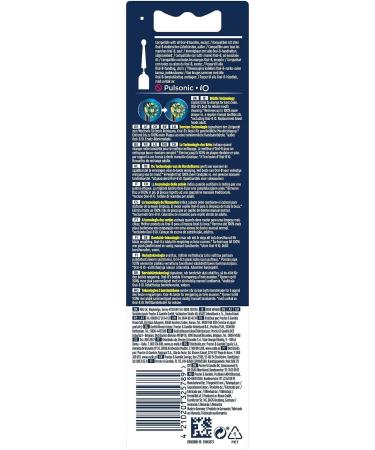 Oral-B CrossAction Black Edition Brush Heads - Pack of 10 with CleanMaximiser Bristles for Holistic Mouth Cleaning - Buy Online on GoSupps.com
