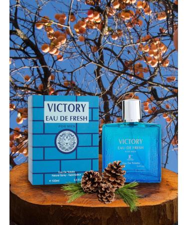 VICTORY EAU DE FRESH EAU DE TOILETTE 3.4 OZ. Woody Aquatic fragrance for men. - Buy Online on GoSupps.com