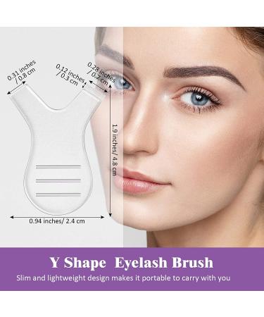 48-Piece Transparent Y Shape Eyelash Brush Set for Makeup Beauty Tool - Ideal for Lash Grafting & Extensions - Buy Online on GoSupps.com