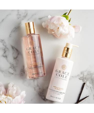 Buy Grace Cole Vanilla Blush & Peony Body Lotion 300ml - Nourishing Moisturizer for All Skin Types - International Shipping Available - Buy Online on GoSupps.com
