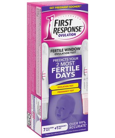 First Response Ovulation & Pregnancy Test Kit - 7 Ovulation & 1 Pregnancy Test - Buy Online on GoSupps.com