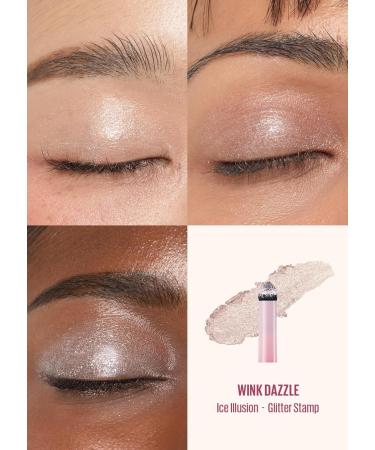 Kaja Wink Dazzle Multi Stick | Smudge Proof Eyeshadow & Glitter | Vegan & Cruelty-Free | 01 Ice Illusion (Pale Beige & Icy Opal Shimmer - Buy Online on GoSupps.com
