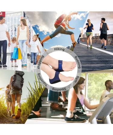 Shop Hedge Cushion - 4PCs Gel Heel Protection Pads for Heel Pain & Plantar Fasciitis Relief | Silicone Heel Socks for Cracked Heels - Buy Online on GoSupps.com