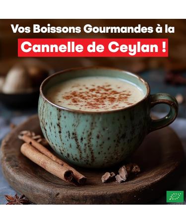 Nab r - 200 gr Poudre Cannelle de Ceylan 100% BIO Sans Additifs Cannelle moulue de Ceylan Madagascar - Buy Online on GoSupps.com