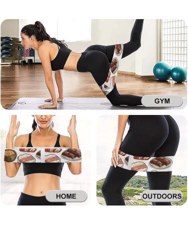 Shop Premium Resistance Bands - Printed Elastic Leg Bands for Fitness | International Shipping Available - Buy Online on GoSupps.com