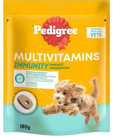 Buy Pedigree Dog Snacks Multivitamins for Immune Support - 30 Soft Tacks 180g | Healthy Dog Supplements Online - Buy Online on GoSupps.com