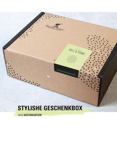 Buy Hennes FINEST LUSSUND BOX - Premium Grill & Pfanne Gift Set with Kampot Pfeffer Sauces & Accessories - International Shipping Available - Buy Online on GoSupps.com