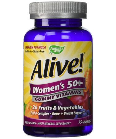 Natures Way Alive! Women's 50+ Multivitamin Gummies 75 CT