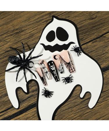 Coffin Press On Nails Gothic Halloween False Nails Full Cover Fake Nails with Jelly Glues for DIY Art Salon Home Halloween Artificial Nails/Fake Nails Halloween Strips Halloween Polish Jp2518 - Buy Online on GoSupps.com