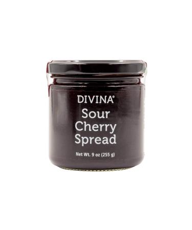 Divina Sour Cherry Spread Jam, 9 Ounce - Buy Online on GoSupps.com