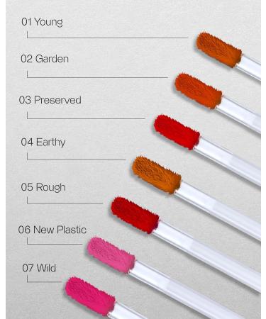 Vegan Serum Lip Tint 05 Rough - Long-Lasting Lightweight Lip Stain | Korean Makeup for Luminous Hydrated Lips - Buy Online on GoSupps.com