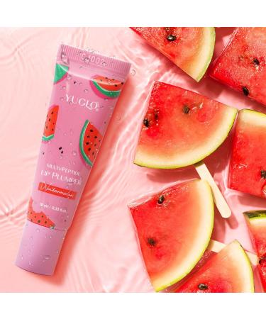 YUGLO Multi-Peptide Lip Plumping Treatment Youthful Lip Gloss & Moisturizer for Women Repair Chapped Lips with Watermelon Flavor - Buy Online on GoSupps.com