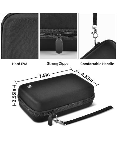 Travel Case Compatible with Gillette Heated Razor for Men Starter Shave Kit Storage Holder for Blade Refills Clipper Guards Charging Dock and Accessories-Black(Box Only) - Buy Online on GoSupps.com