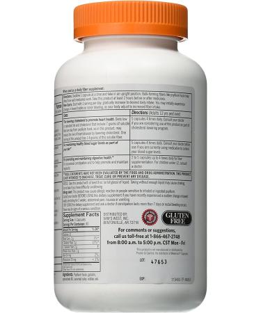 Member's Mark Fiber Capsules 400 Count - High-Quality Fiber Supplement - Buy Online on GoSupps.com