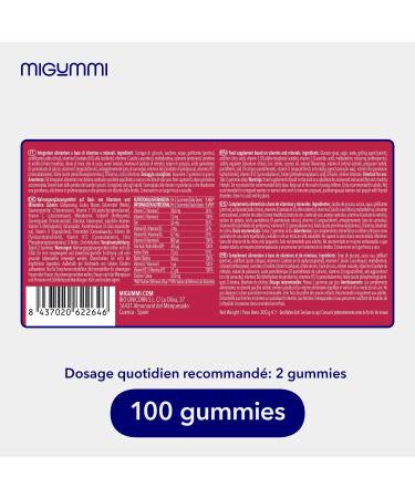 Multivitamin Gummies | 100 Natural Blackberry Flavor Gummies | Vitamins C D B12 E A B6 B5 Folic Acid Biotin Biotin Zinc Iodine Choline | 12 Vitamins & Minerals | Vegans - Buy Online on GoSupps.com