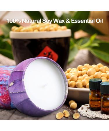 Scented Candles Gift Set for Women - 9 Pack Natural Soy Wax Aromatherapy Candles for Spa Meditation & Special Occasions - Buy Online on GoSupps.com