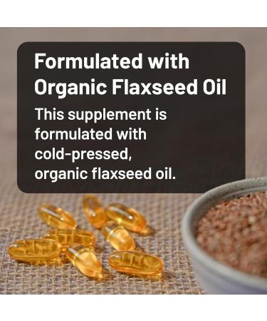 NatureWise Flaxseed Oil 3000 mg Fish Free Omega 3 with 1500 mg ALA Dietary Supplement for Immune Health Support - Organic Cold Pressed Non-GMO - 90 Softgels 30-Day Supply 90 Count (Pack of 1) - Buy Online on GoSupps.com