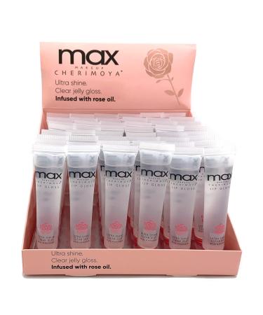 Buy MAX MAKEUP CHERIMOYA Clear Lip Polish in Rose - Bulk Supply for International Shipping - Buy Online on GoSupps.com