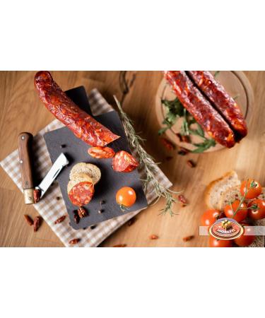 Salami factory Moretti Moretti Traditional Seasoned Sausage 600g 700g Vacuum packed 2 packs Sweet or Spicy with Calabrian Chili Traditionally dried Made in Calabria With Sweet Chili Pepper - Buy Online on GoSupps.com
