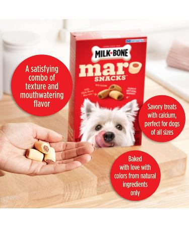 Milk-Bone MaroSnacks Dog Treats with Real Bone Marrow and Calcium - Beef Flavor - 40 oz - For All Size Dogs - Buy Online on GoSupps.com