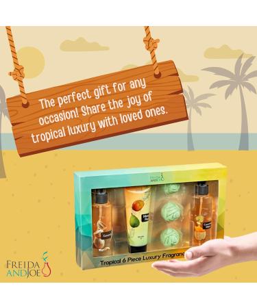 Fine Fragrance Body Mist & Body Splash Gift Set Luxury Self-Care Combo for Women and Girls (Coconut Cucumber Mango Pear w/ Bath Fizzer Bath Bomb) Valentines Gift for Women Coconut Cucumber Mango Pear w/ Bath Fizzer 6-piece - Buy Online on GoSupps.com