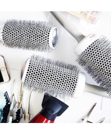 Olivia Garden Round Hair Brush | Ceramic & Ion Speed XL 25/40 mm | Antistatic Blow-Drying Brush for Short Hair - Buy Online on GoSupps.com