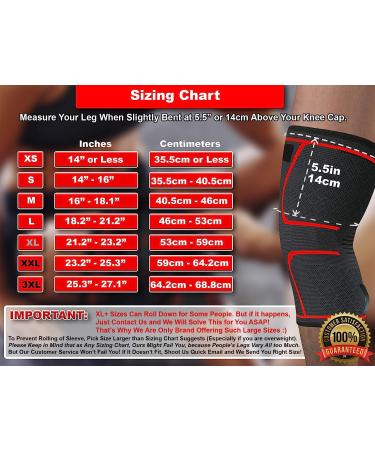 ATHLEDICT Knee Brace Compression Sleeve with Strap for Meniscus Tear, Arthritis, Running - Large Dark Grey/Red - Buy Online on GoSupps.com