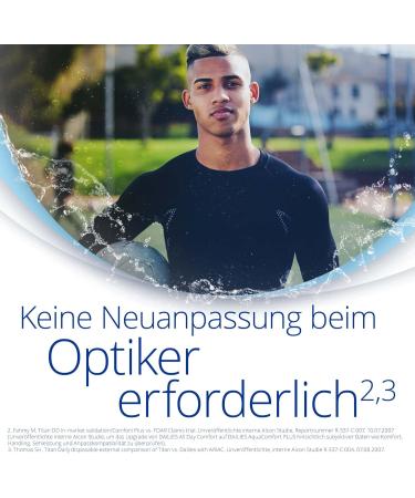 Dailies All Day Comfort Daily Lenses - 30 Pack | BC 8.6 mm DIA 13.8 mm +2.25 Dioptria | International Shipping - Buy Online on GoSupps.com