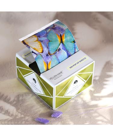 Vellen Hair Embossed Aluminium Hair Foil Sheets - Non-Slip Textured - 500 Sheets - Butterflies - 15 Micron - Buy Online on GoSupps.com