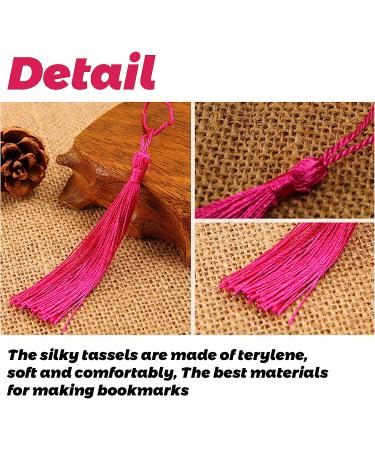 148 Pcs MUXGOA Bookmark Tassels for Crafts & Jewelry Making - 37 Colors Graduation Bookmarks - Buy Online on GoSupps.com