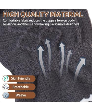 Pupeck Dog Socks | Anti-Slide Paw Protection for Small Medium & Large Dogs | Indoor & Outdoor Use | Summer Heat & Hardwood Floor Safety | 6-Pack Gray - Buy Online on GoSupps.com