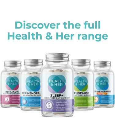 Health & Her Perimenopause Mind+ Day & Night Tablets for Women - Cognitive Support & Mental Energy - 1 Month Supply - Buy Online on GoSupps.com