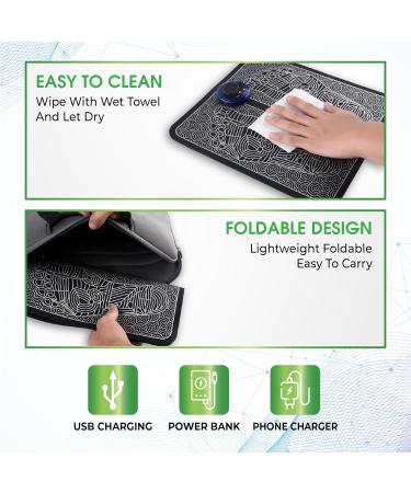 EMS Electric Foot Massager for Circulation and Pain Relief - Foot Spa and Circulation Booster - Buy Online on GoSupps.com