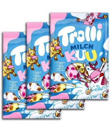 topDeal Trolli Kuu Milk Bags 3 x 150 g Pack of 3